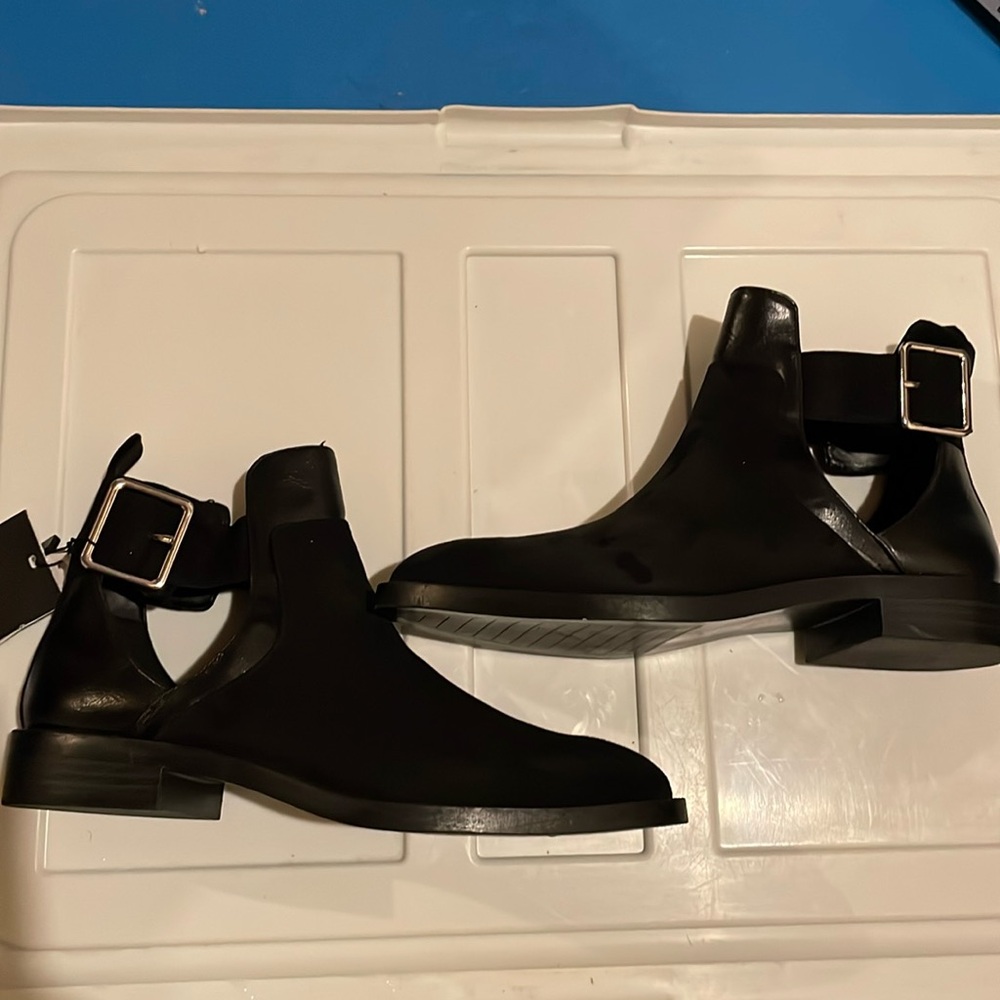 Zara Black Ankle Boots